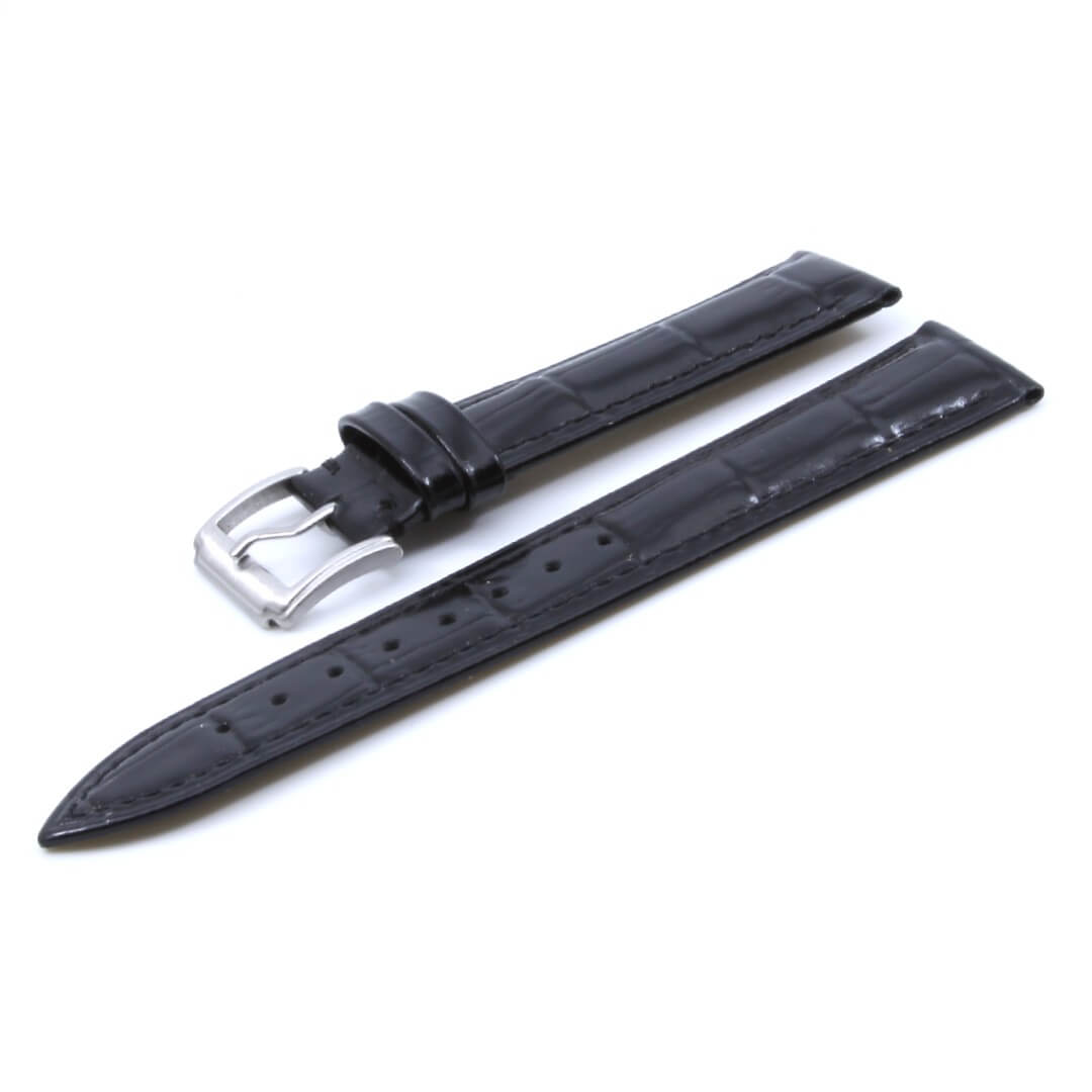 Black best sale croc strap