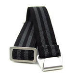 NDC Military Elastic Watch Strap - Black and Grey (Bond) | Straps House
