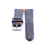 Gray Suede Leather Watch Strap | Quick Release | Straps House