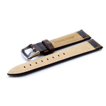 Brown Padded Leather Watch Strap Quick Release | Straps House