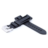 PAM Style Black Silicone Rubber Watch Strap | Straps House