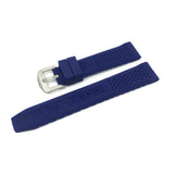 Blue Silicon Rubber Watch Strap | Straps House