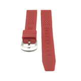 Red Silicon Rubber Watch Strap | Straps House