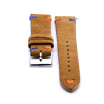 Tan Brown Suede Leather Watch Strap | Quick Release | Straps House