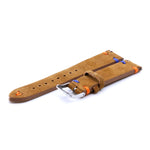 Tan Brown Suede Leather Watch Strap | Quick Release | Straps House