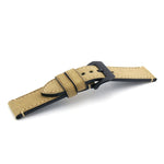 Burlywood Leather Watch Strap (Black Buckle) | PAM Style Strap | Straps House